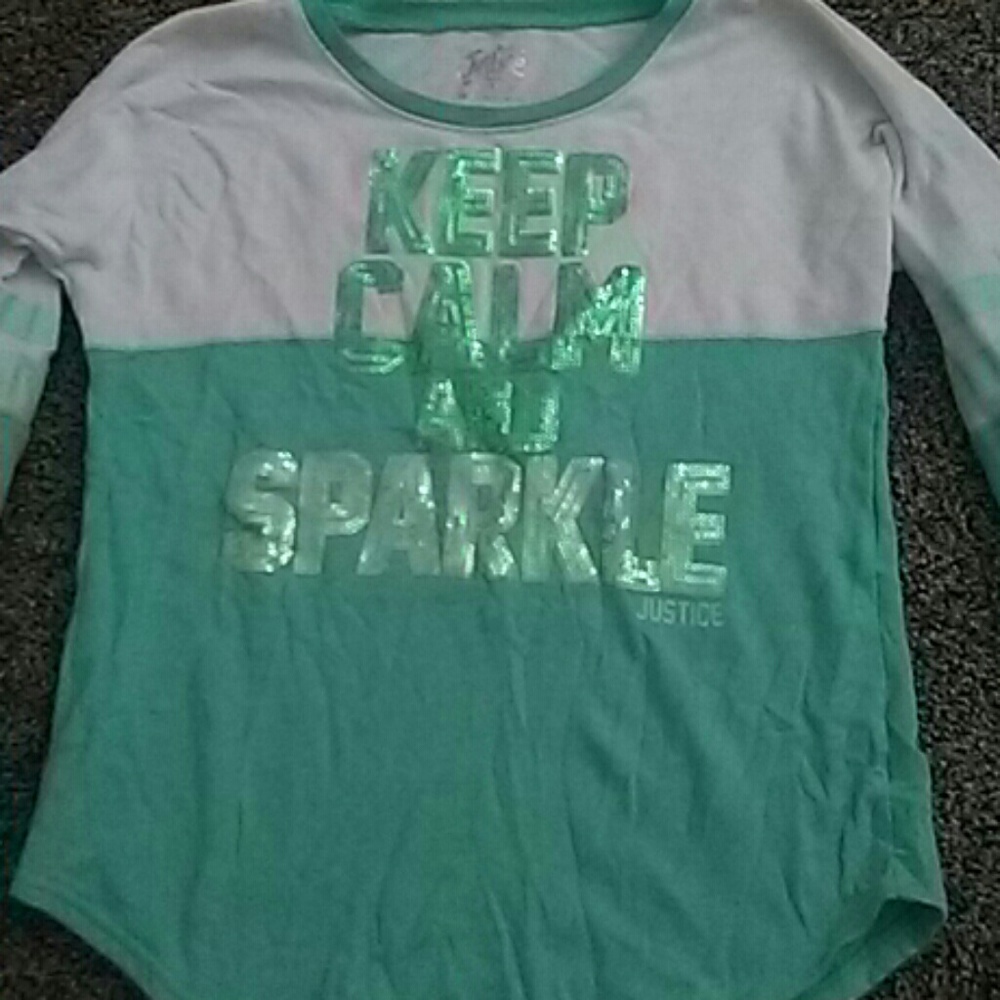 Keep Calm and Sparkle tee
